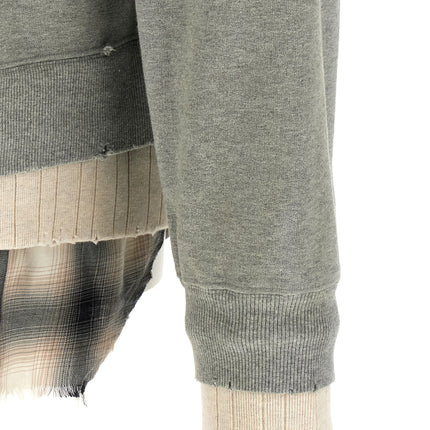 Maison Mihara Yasuhiro Gray Cotton Sweatshirt