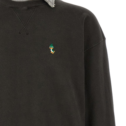 Maison Mihara Yasuhiro Black Cotton Sweatshirt