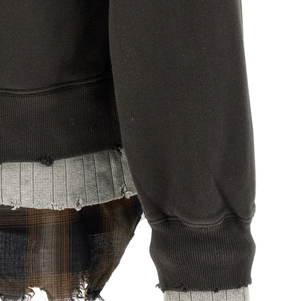 Maison Mihara Yasuhiro Black Cotton Sweatshirt