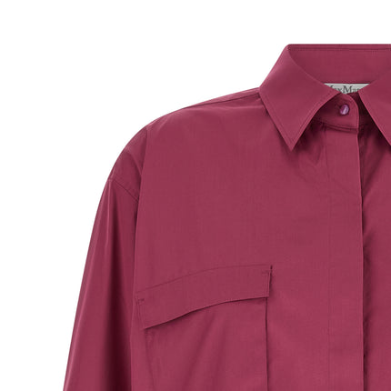 Max Mara Fuchsia Cotton Blouse