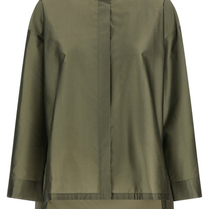 'S Max Mara Bicolor Polyester Blouse