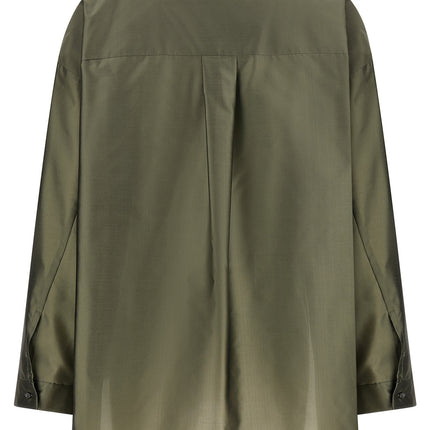 'S Max Mara Bicolor Polyester Blouse