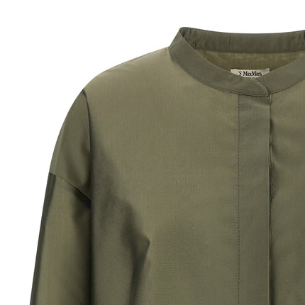 'S Max Mara Bicolor Polyester Blouse