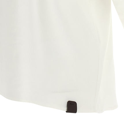 Max Mara White Linen Blouse