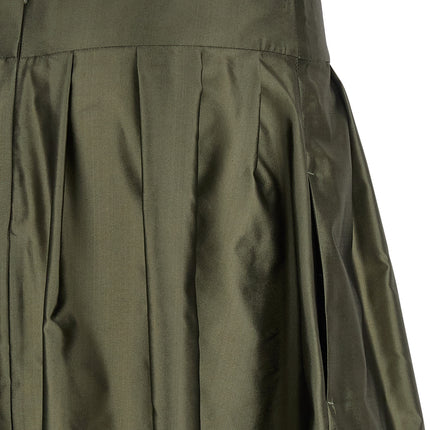 'S Max Mara Bicolor Polyester Mini Skirt