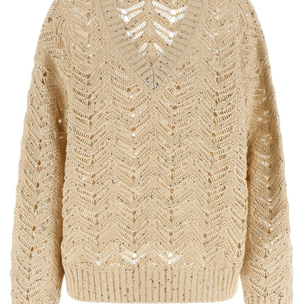 Max Mara Beige Cotton Cardigan