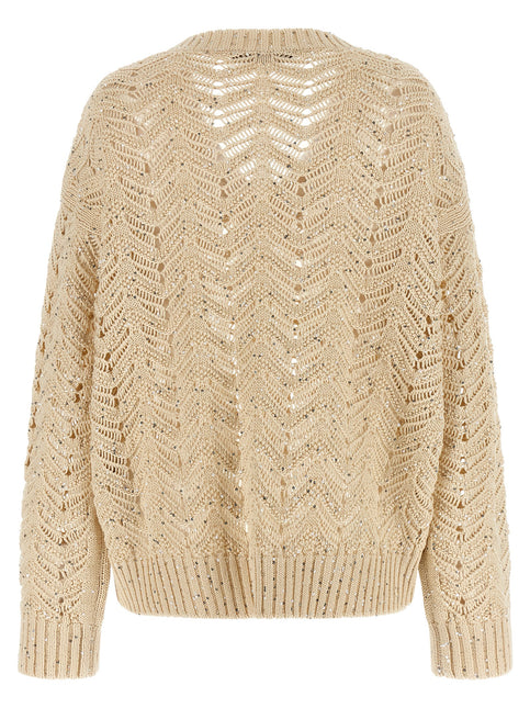 Max Mara Beige Cotton Cardigan