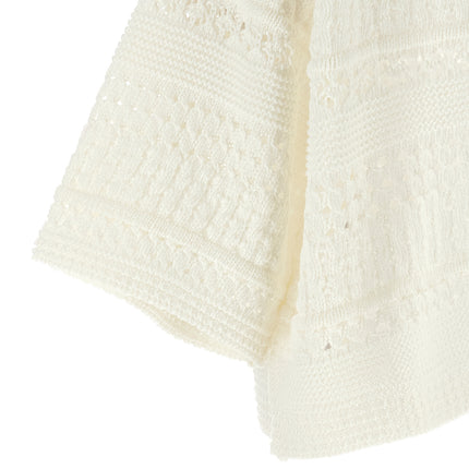 Max Mara White Cotton Cardigan