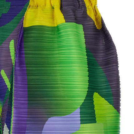 PLEATS PLEASE ISSEY MIYAKE Multicolor Polyester Casual Pants