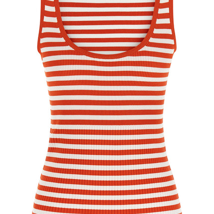 Max Mara Multicolor Viscose Sleeveles T-Shirt