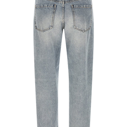 Brunello Cucinelli Blue Cotton Tapered Jeans