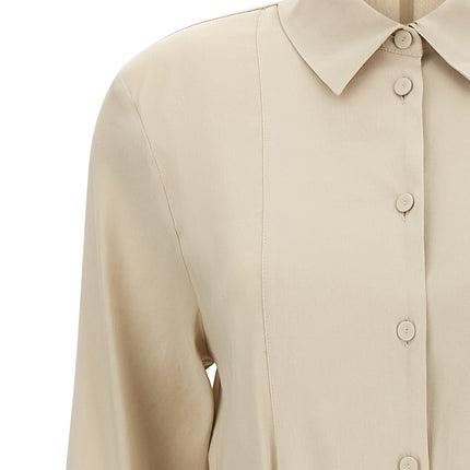 Max Mara Beige Linen Long Dress