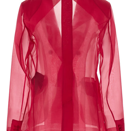 Max Mara Fuchsia Silk Blazer