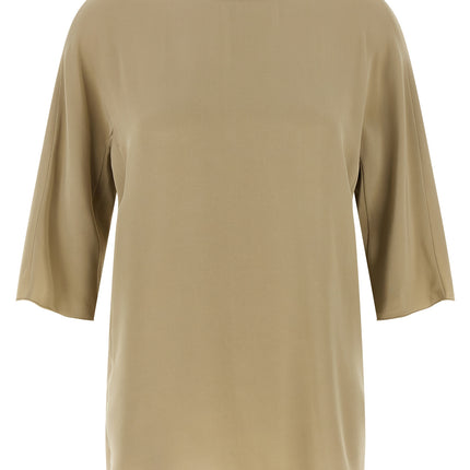 Max Mara Beige Silk Blouse