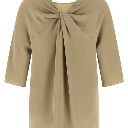 Max Mara Beige Silk Blouse