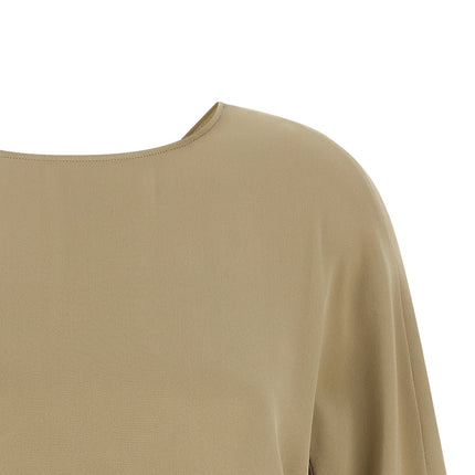Max Mara Beige Silk Blouse