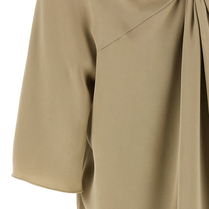 Max Mara Beige Silk Blouse