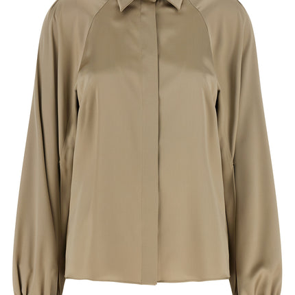 Max Mara Beige Silk Blouse