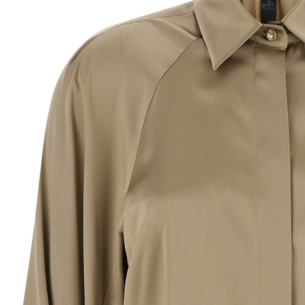 Max Mara Beige Silk Blouse
