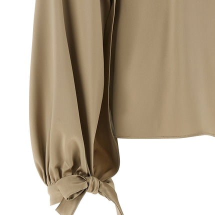 Max Mara Beige Silk Blouse