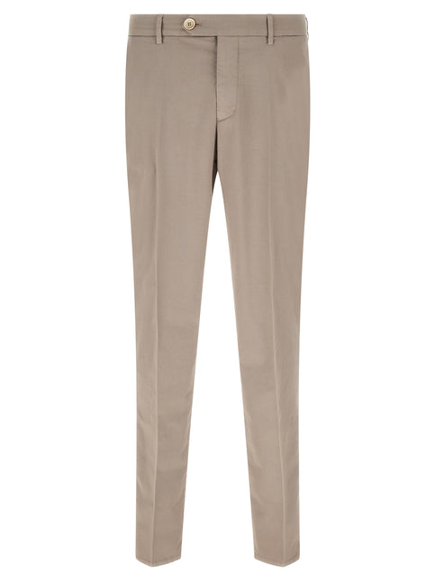 Brunello Cucinelli Beige Cotton Casual Pants