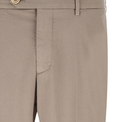 Brunello Cucinelli Beige Cotton Casual Pants