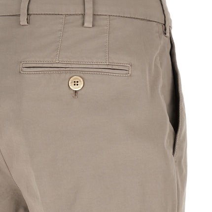 Brunello Cucinelli Beige Cotton Casual Pants