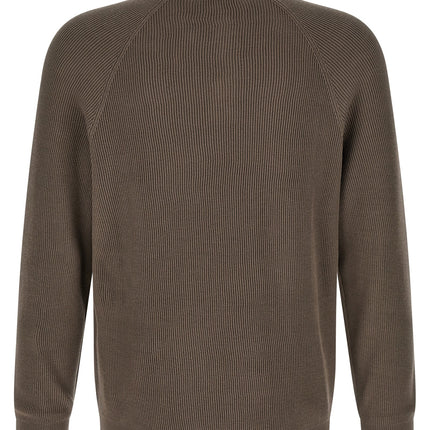 Brunello Cucinelli Brown Cotton Polo Shirt