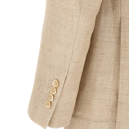 Brunello Cucinelli Beige Silk Two-Piece Suit