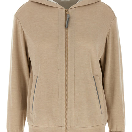 Brunello Cucinelli Beige Cotton Cardigan