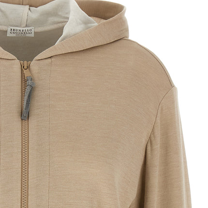 Brunello Cucinelli Beige Cotton Cardigan