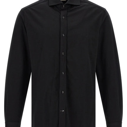 Brunello Cucinelli Black Cotton Blouse