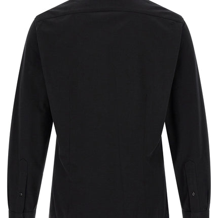 Brunello Cucinelli Black Cotton Blouse