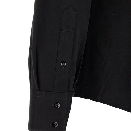 Brunello Cucinelli Black Cotton Blouse