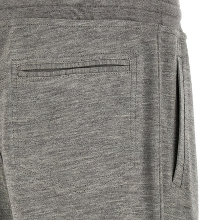 Brunello Cucinelli Gray Cashmere Joggers (Workout Pants)