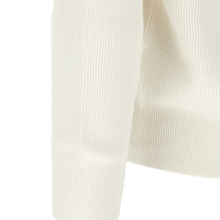 Brunello Cucinelli White Cotton Cardigan