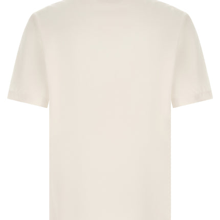 Brunello Cucinelli White Virgin Wool Polo Shirt