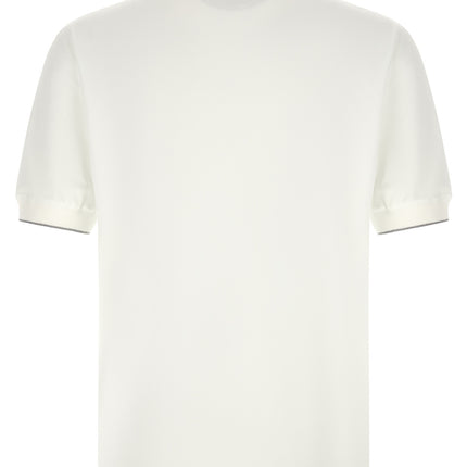 Brunello Cucinelli White Polyamide Polo Shirt