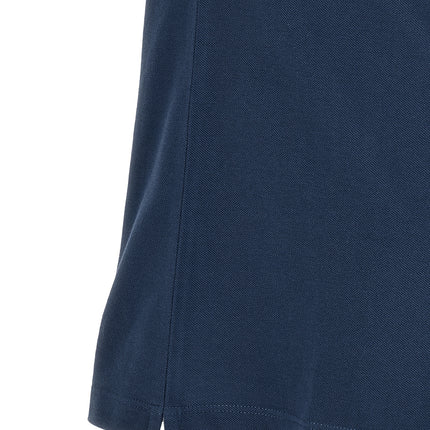 Brunello Cucinelli Blue Cotton Polo Shirt