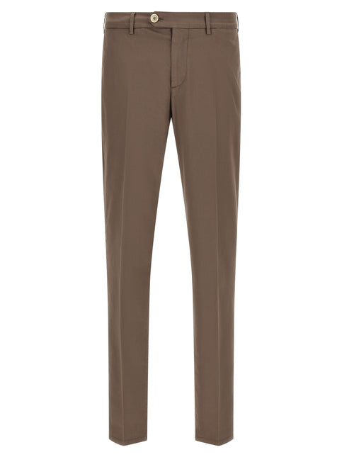 Brunello Cucinelli Beige Cotton Casual Pants