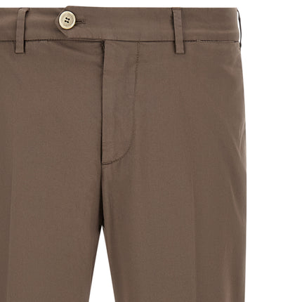 Brunello Cucinelli Beige Cotton Casual Pants