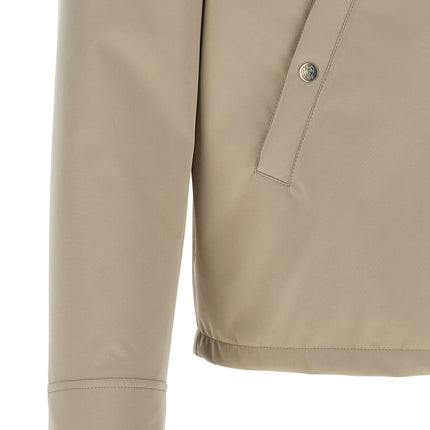 Brunello Cucinelli Gray Polyester Full-Length Jacket