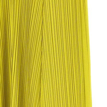 PLEATS PLEASE ISSEY MIYAKE Bicolor Polyester Midi Dress