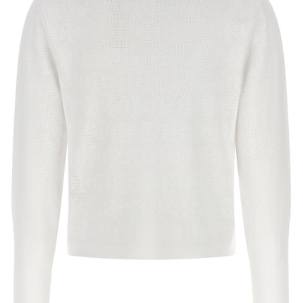 Tory Burch White Viscose Cardigan