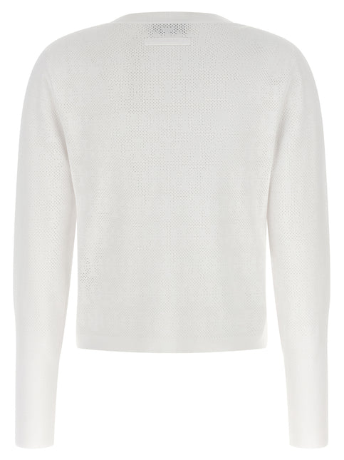 Tory Burch White Viscose Cardigan