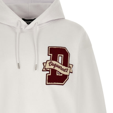 Dsquared² White Cotton Sweatshirt