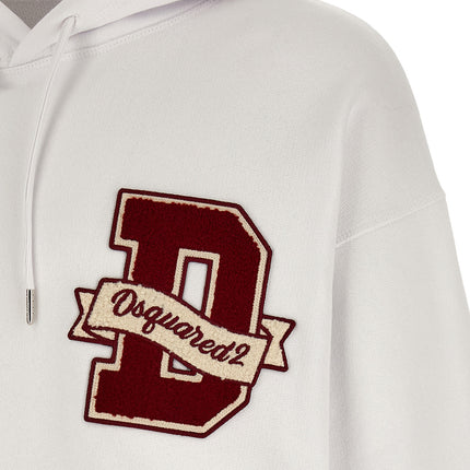 Dsquared² White Cotton Sweatshirt