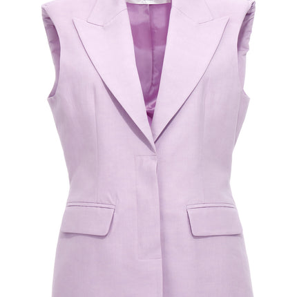 OMBRA MILANO Purple Cotton Blazer