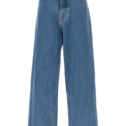 Vetements Blue Cotton Relaxed Fit Jeans