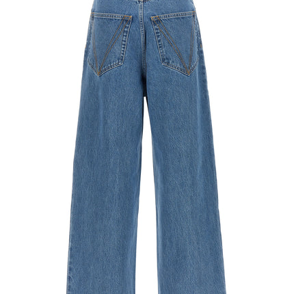 Vetements Blue Cotton Relaxed Fit Jeans